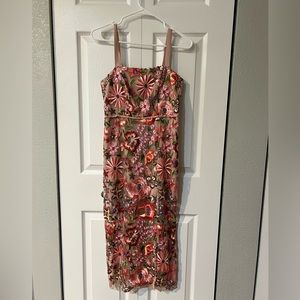 Sam Edelman Floral Embroidered Midi Dress! Very good condition.
